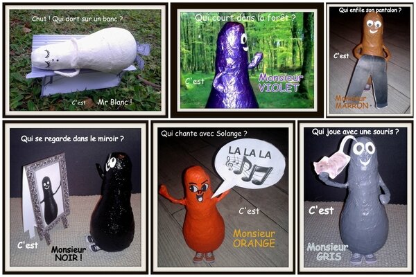 143_Personnages Animaux Monstres_ Monsieur blanc et ses amis (montage)