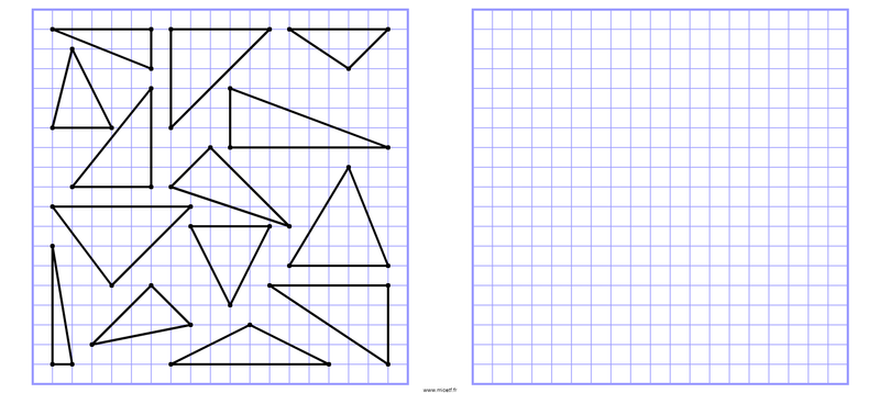 reproduire des triangles