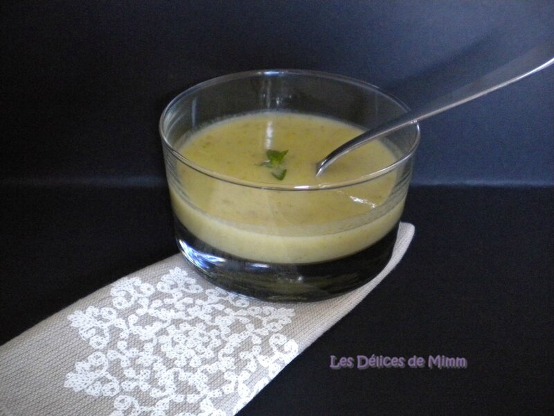Velouté de concombre à la menthe 5