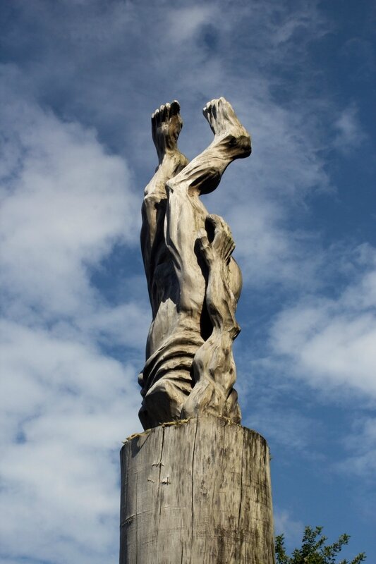 Martinique J1 bis 2 sculpture homme envers