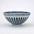 Three blue and white bowls, Ming dynasty, early <b>1400s</b>, Yongle period from the Indianapolis Museum of Art