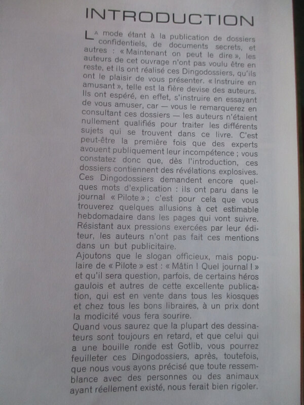 Les Dingodossiers Goscinny et Uderzo 1967 (3)