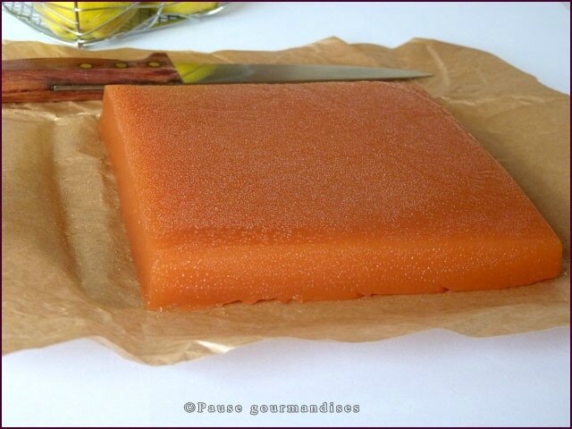 Pâte de coings