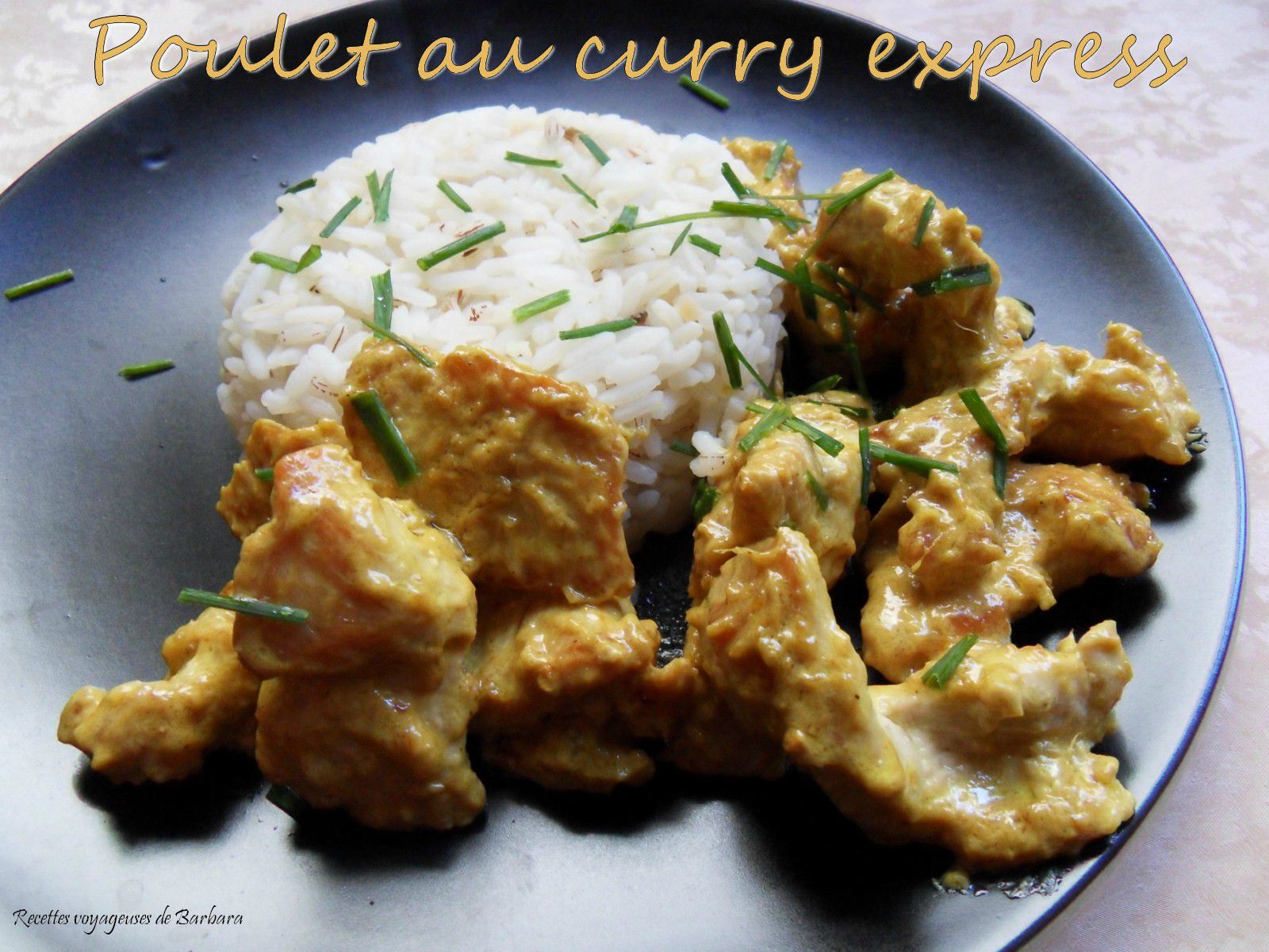 poulet au curry express