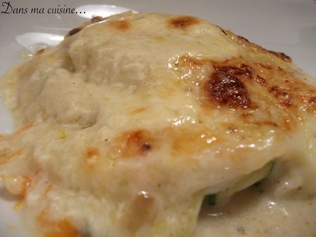 Lasagnes au potiron et courgettes recettes Gratin de lasagnes aux carottes et courgettes pour Culinoversions