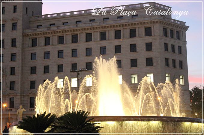 Barcelona la Plaça Catalunya (5)