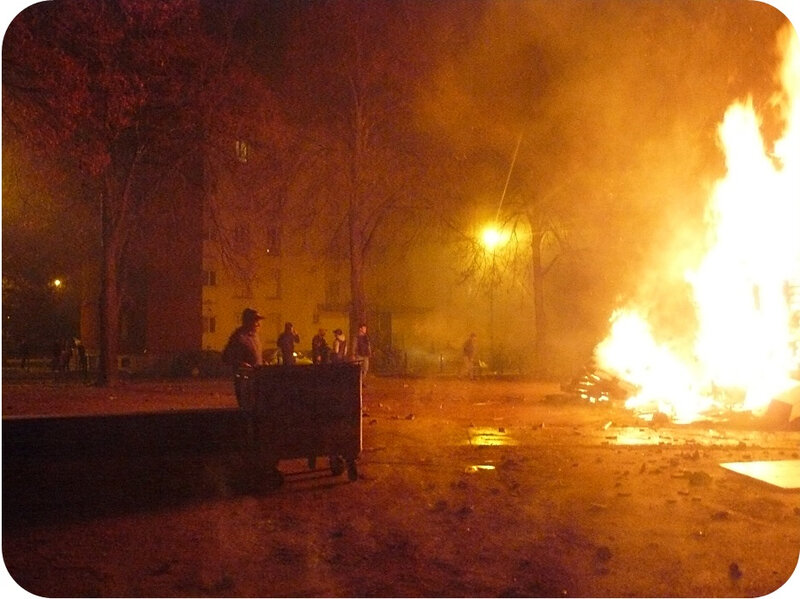 Quartier Drouot - Feu de palettes Nouvel An 18