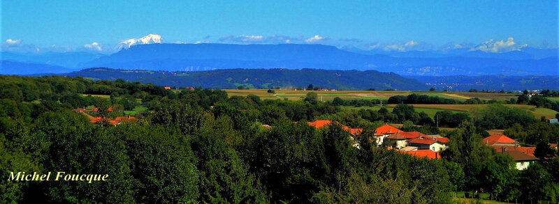 les Alpes depuis le sud Lyonnais