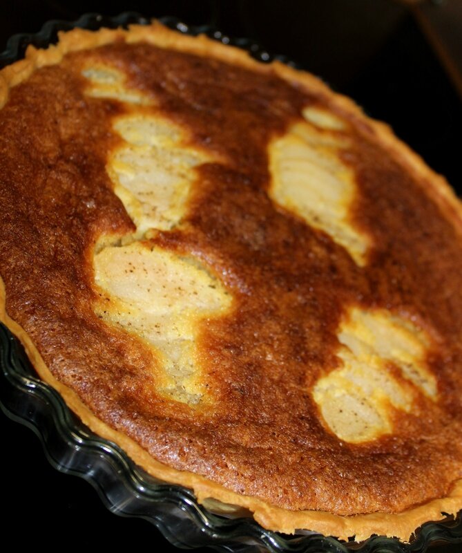 Tarte amandine poires