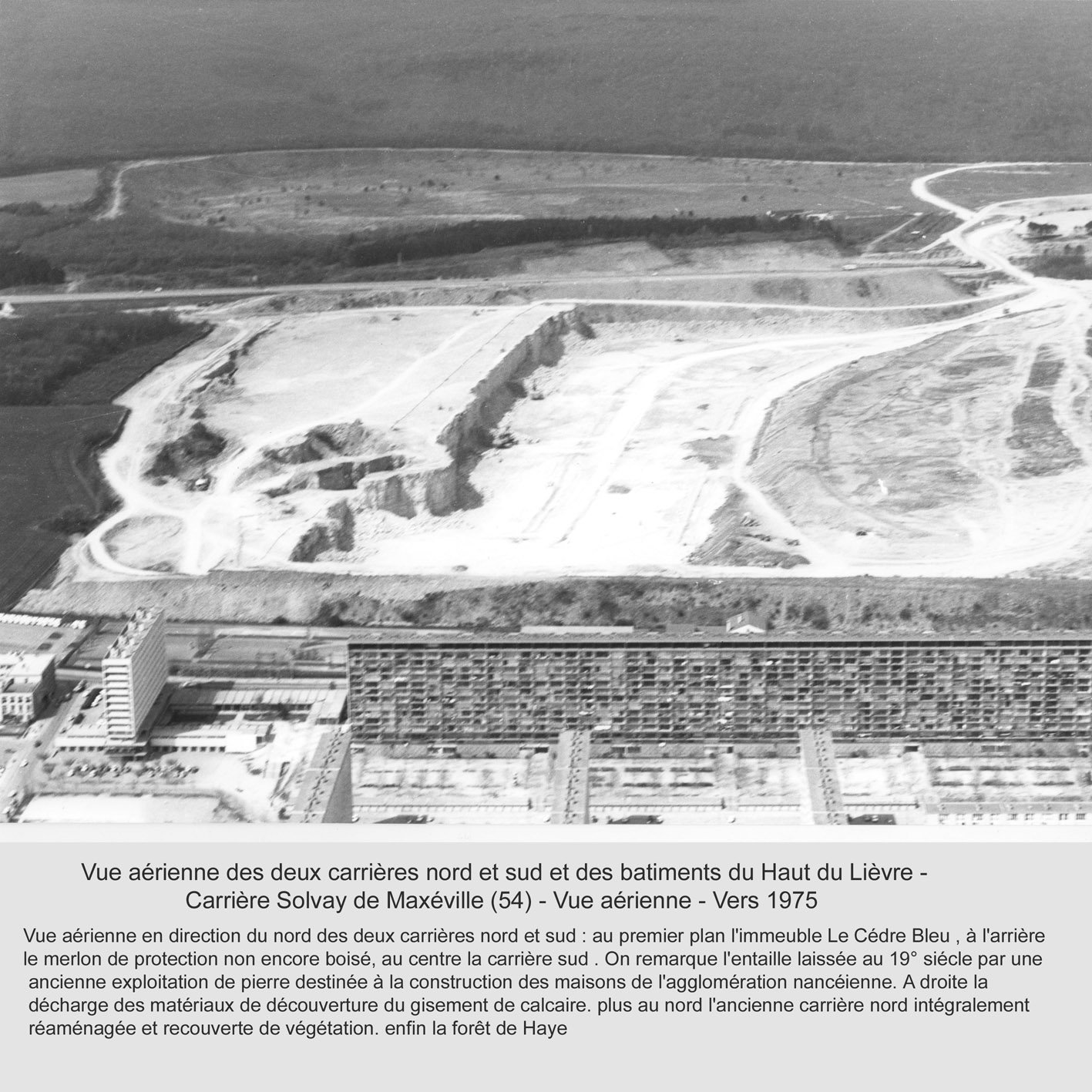 7008 Vue aérienne carrières nord et sud et du Haut du Lièvre