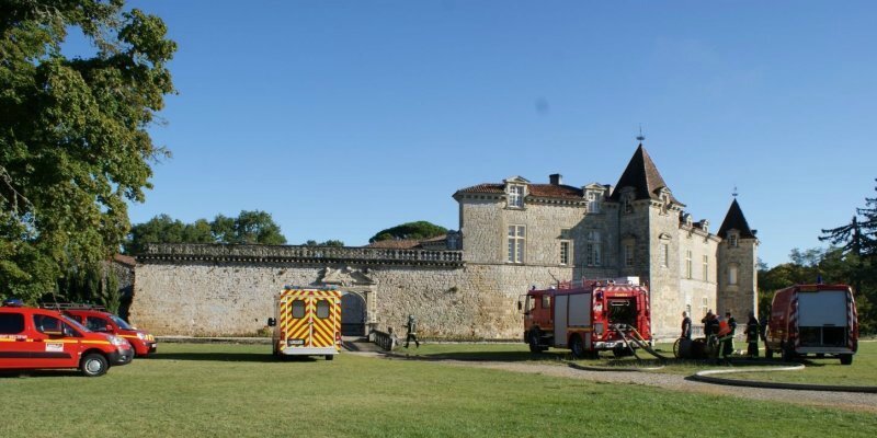 Des pompiers en manoeuvre