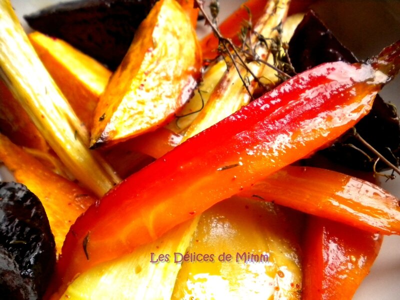 Légumes confits au four au sirop d’érable5