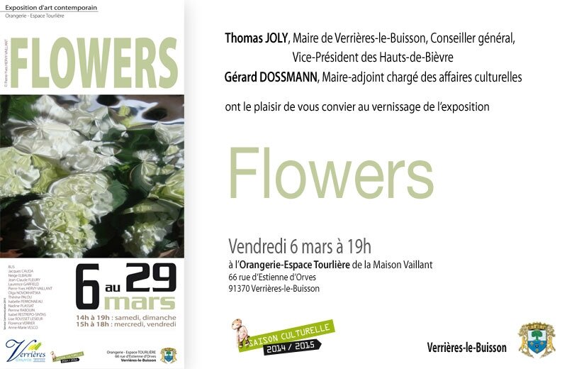 affiche expo Flowers