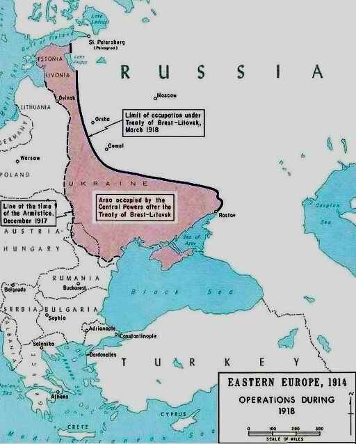 Traité de paix Brest Litovsk