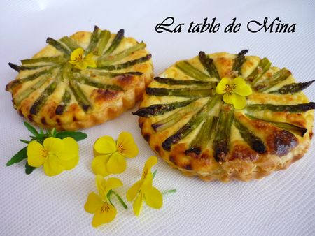 recettes entrees Tartelettes asperges et chèvre qui déchirent tout