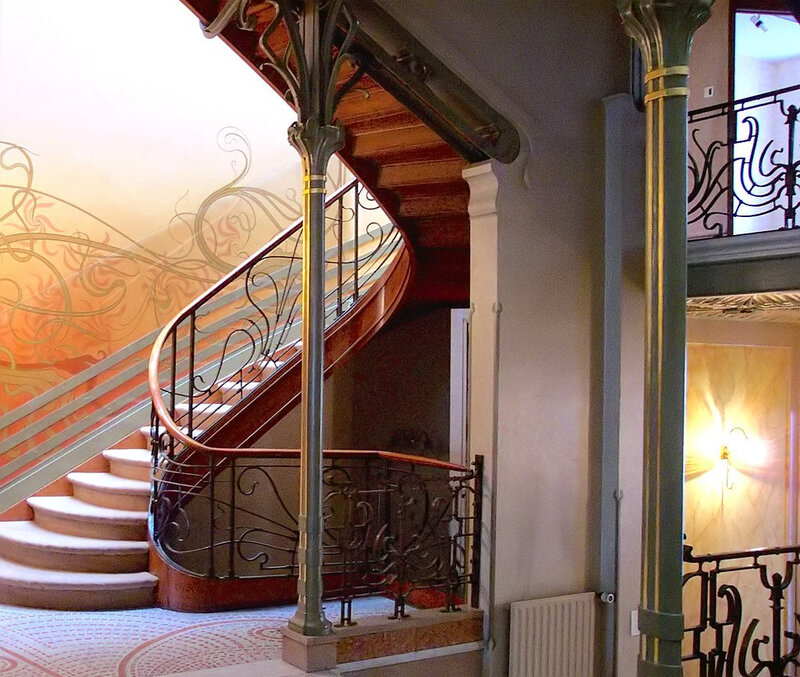 art nouveau Tassel_House_stairway