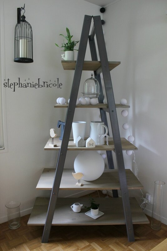 diy echelle double deco