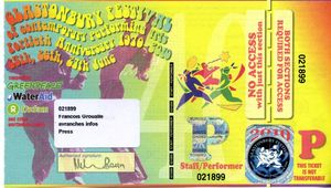 Glastonbury press ticket 2010