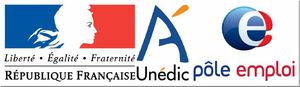 Logo Etat-Unédic-Pôle Emploi