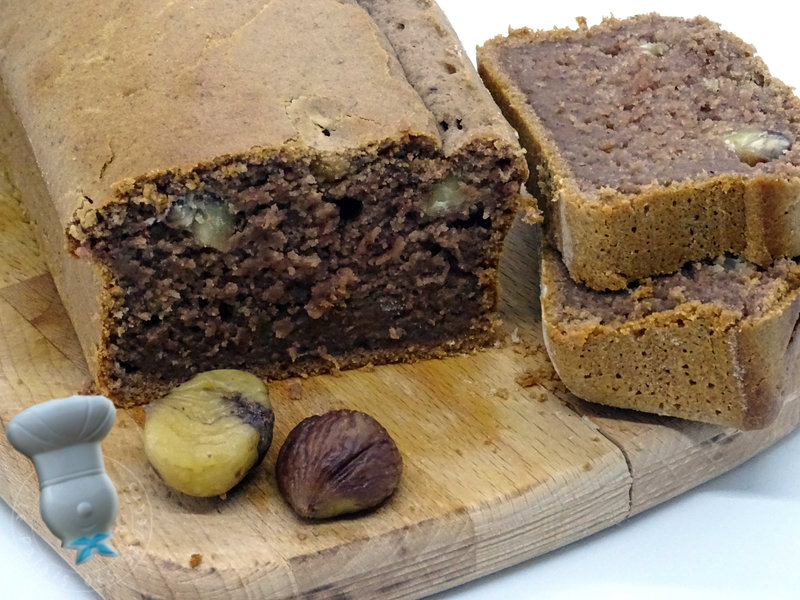 Cake à la châtaigne et crème de marron