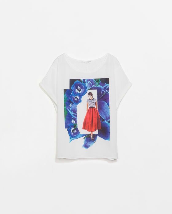 2014 06-05 Wish List - Zara Monaco - Tshirt imprime