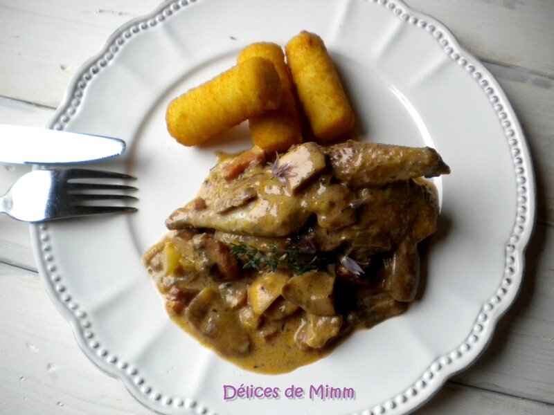 Pigeonneaux aux cèpes et au Riesling 3