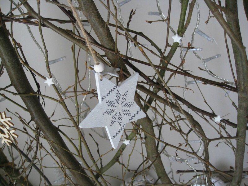 sapin de Noël en bois