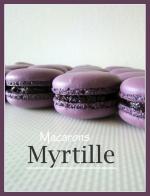 Macarons myrtille 1