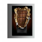 chocolat tableaux-toile-deco-rectangle-verticale-tablette-de-chocolat