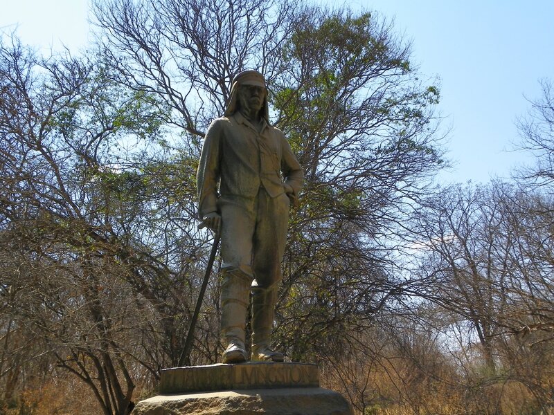 Statue de Livingstone - Victoria Falls National Park