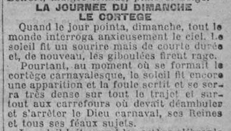 1922 03 28 Fêtes Mi carême La Frontière