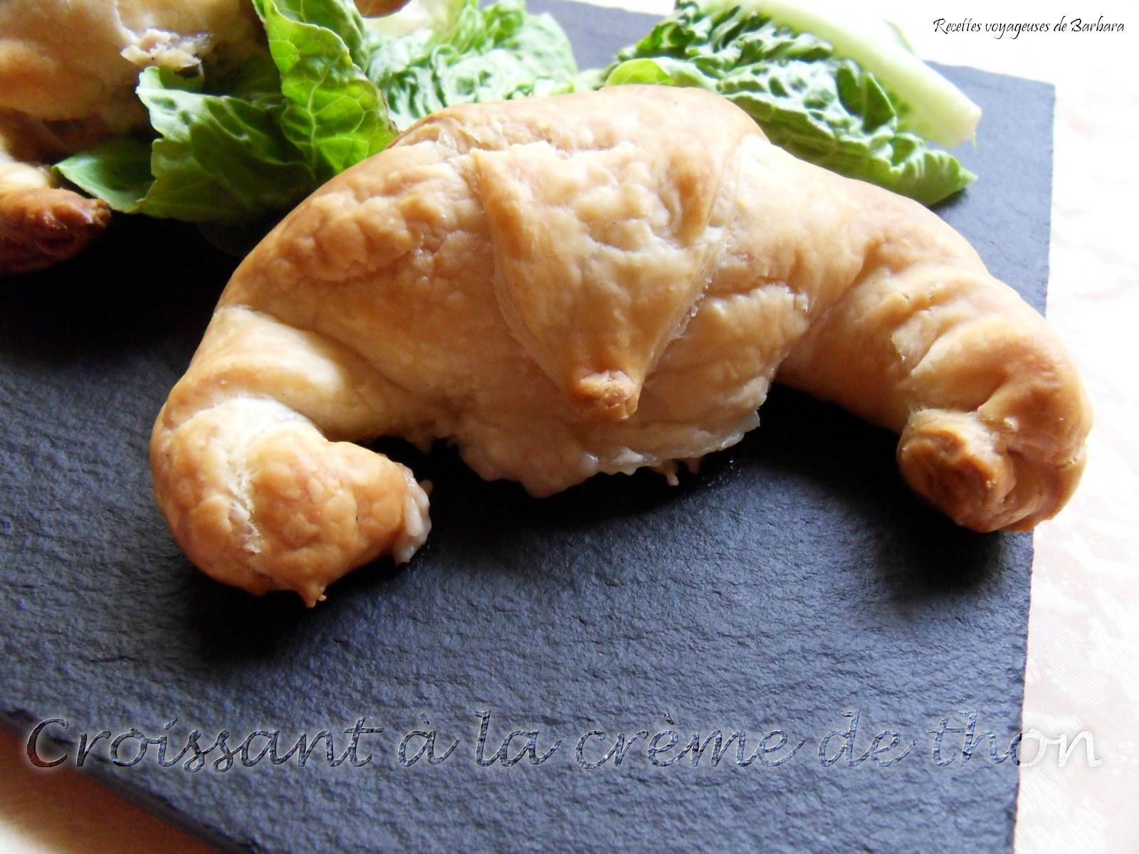 croissants à la crème de thon