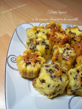 Petits tigrés à la crème à la vanille 4