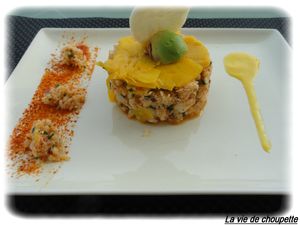 fraicheur de crabe à la mangue 1