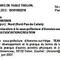 TRELON - Petite histoire du Club de <b>Tennis</b> de <b>Table</b> 