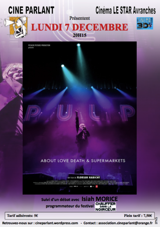 film documentaire Pulp Avranches ciné-débat décembre 2015 affiche Isiah Morice CDLN