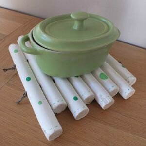 dessous de plat rondins