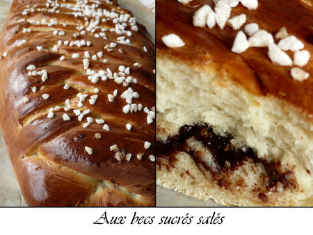 Brioche tressée chocolat pralines sans complexe recettes dessert Petit déjeuner compris... de la brioche tressée, sil vous plaît !