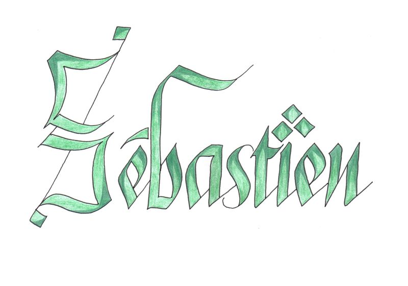 Pr nom XXXXXVI S bastien L association Emily Calligraphy