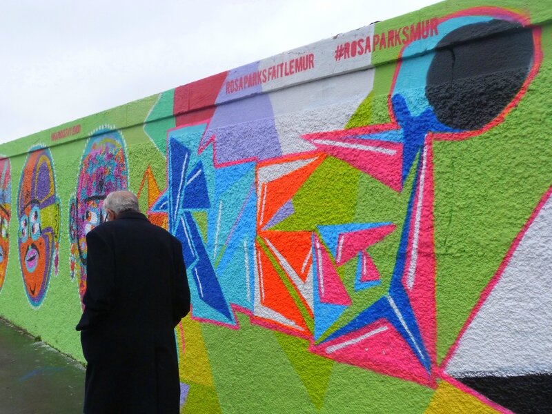 Rosa Parks fait le mur 2