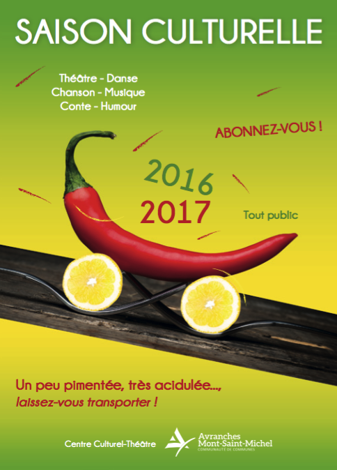 programme saison culturelle Avranches Mont-Saint-Michel CCAMSM 2016 2017