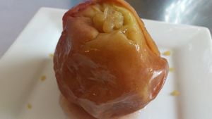 pomme au four sans sucre ajouté 