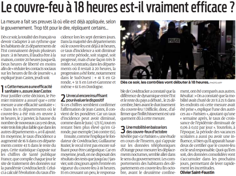 2021 01 16 SO Le couvre-feu à 18 heures est-il vraiment efficace