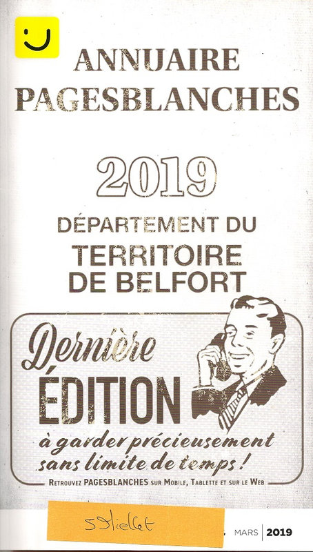 Annuaire officiel 2019 Pages blanches R