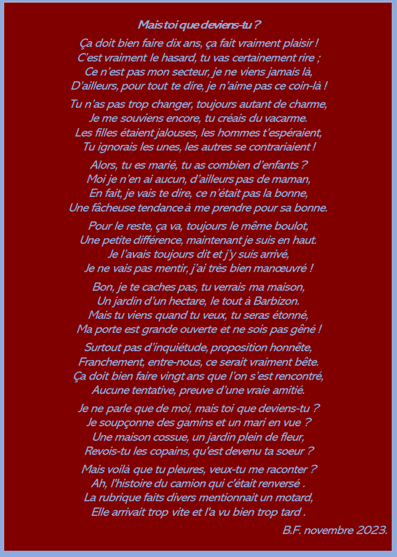 Mais toi que deviens tu p14 L3 m45