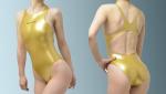 Maillot Rubber N-008sh Gold