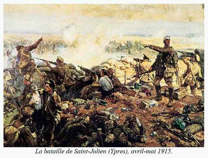 Bataille de St Julien Ypres