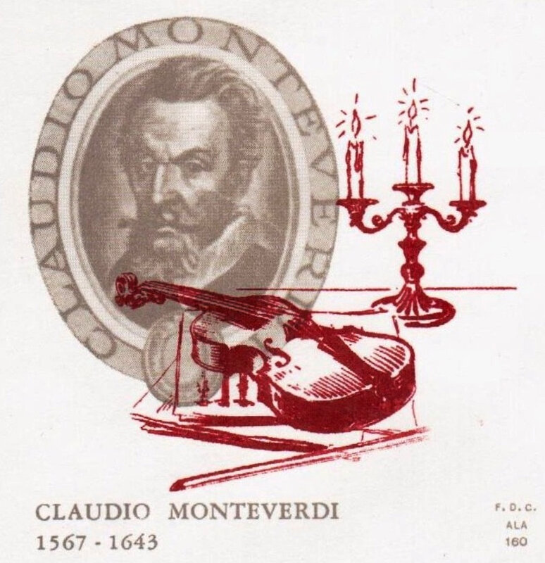 Enveloppe Claudio Monteverdi Italie 1967R