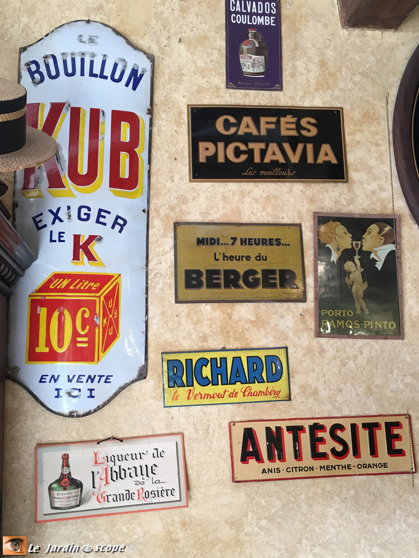 Anciennes réclames de bistrots 1....