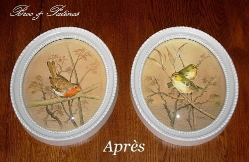 Oiseaux shabbby - Apres